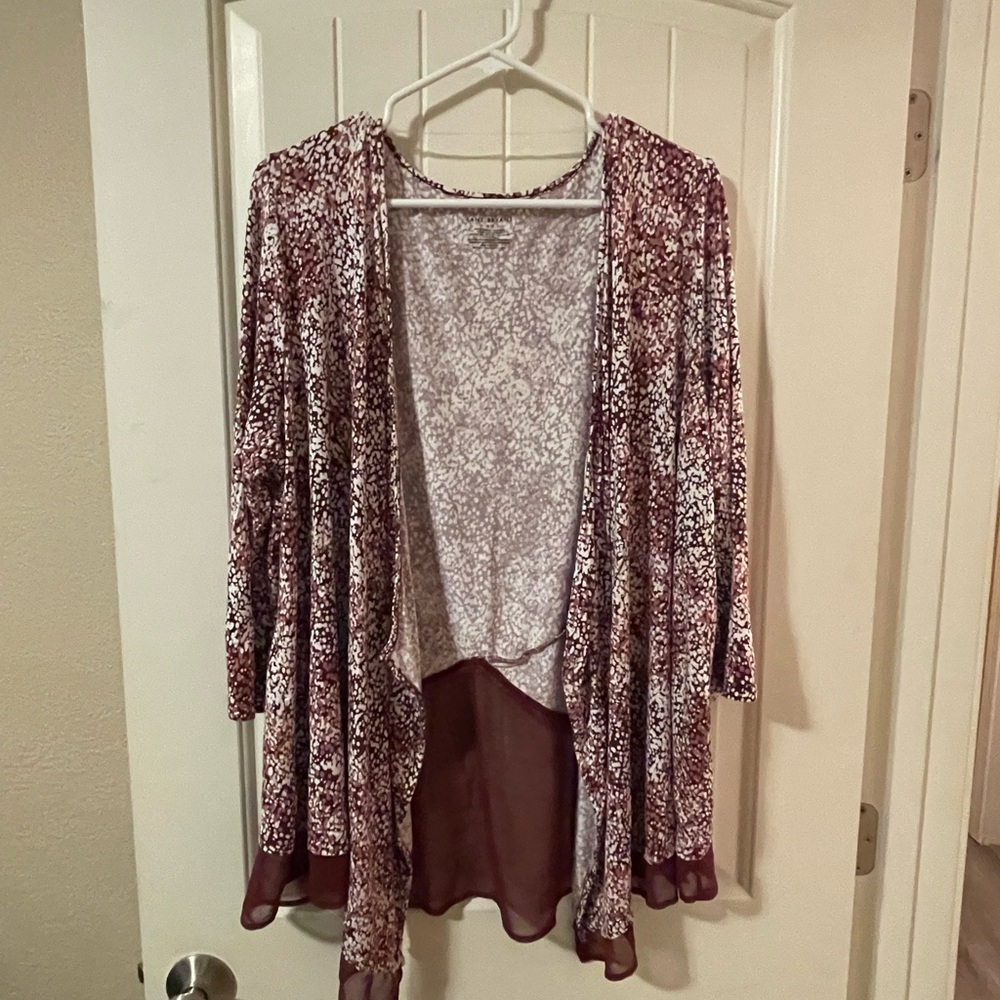 Lane Bryant Over-piece with sheer embellishment!